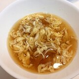 簡単レシピ☆もやしと舞茸の卵スープ